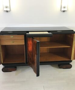 Wurzelholz Art Deco Sideboard aus Frankreich 1920er, Original Antike Möbel, Design Möbel, Walnussholz, Wohnzimmer Möbel, Buffet, Schrank