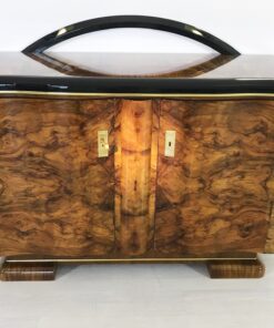 Art Deco Kommode Kaukasisches Nussbaumholz, Art Deco Sideboard, Möbel, Aufbewahrung, Luxusmöbel, Designmöbel, Innendesign