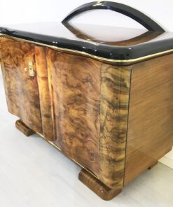 Art Deco Kommode Kaukasisches Nussbaumholz, Art Deco Sideboard, Möbel, Aufbewahrung, Luxusmöbel, Designmöbel, Innendesign