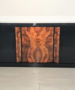 Walnuss Wurzelholz Sideboard aus Frankreich 1930er Jahre, Art deco Möbel, Design Moebel, Innendesign, Wurzelholz, Buffet, Maserung