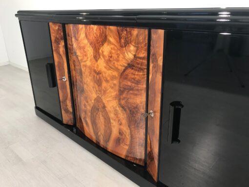 Walnuss Wurzelholz Sideboard aus Frankreich 1930er Jahre, Art deco Möbel, Design Moebel, Innendesign, Wurzelholz, Buffet, Maserung