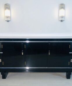 art, deco, möbel, schwarz, sideboard, 1920, alt, antik, original, wohnzimmer, elegant, modern, design, restauriert, super