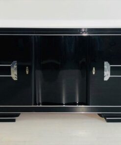 art, deco, sideboard, serpentinen, front, 1930, antik, wohnzimmer, flur, alt, modern, design, elegant, original, mäbel, kommode