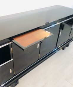 art, deco, möbel, schwarz, sideboard, 1920, alt, antik, original, wohnzimmer, elegant, modern, design, restauriert, super