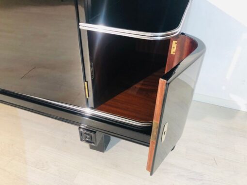 art, deco, möbel, schwarz, sideboard, 1920, alt, antik, original, wohnzimmer, elegant, modern, design, restauriert, super