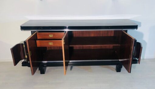 art, deco, möbel, schwarz, sideboard, 1920, alt, antik, original, wohnzimmer, elegant, modern, design, restauriert, super