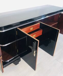 art, deco, möbel, schwarz, sideboard, 1920, alt, antik, original, wohnzimmer, elegant, modern, design, restauriert, super