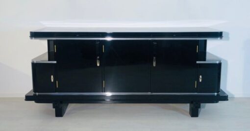 art, deco, möbel, schwarz, sideboard, 1920, alt, antik, original, wohnzimmer, elegant, modern, design, restauriert, super