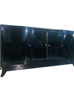 Klassisches 1920er Art Deco Sideboard mit Serpentinen-Türen, Originalmöbel, Art Deco Möbel, Luxus Möbel, Design Möbel, Sideboards, Schränke, Kommoden