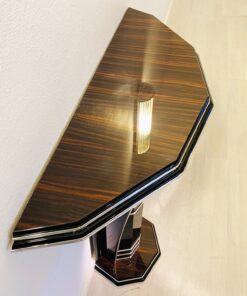 Moderne Art Deco Stil Konsole mit Makassar-Holz