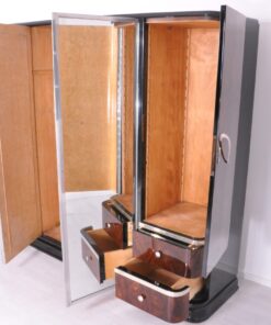 Art Deco Palisander-Holz Schrank aus den 1920er Jahren, Vitrine, Antiquitaeten, Art Deco Moebel, Design Moebel, Edelholz, Schrank