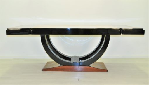 Art Deco Palisander Design Esstisch 1930er Jahre, Esstisch, Antiker Esstisch, Art Deco Esstisch, Luxus Möbel, Esszimmer Tisch, Palisander Holz