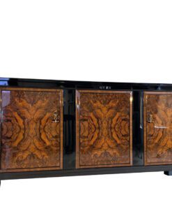 Französisches Art Deco Sideboard Nussbaum 1930er Jahre, Art Deco Sideboard, Art Deco Moebel, Design Moebel, Innendesign, Walnuss-Furnier