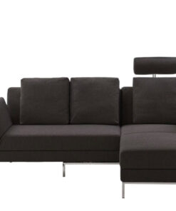 Black Designer Sofa "Brühl Four Two"