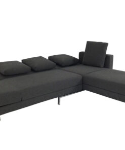 Black Designer Sofa "Brühl Four Two"