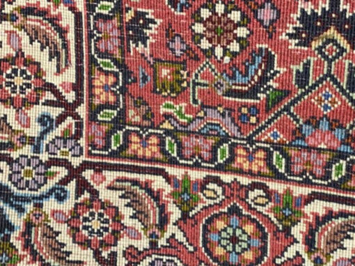 Handmade Carpet, Pakistan, Grey-Red