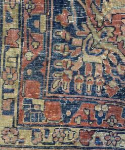 Carpet, Sarugh (US), Antique-Old, Hand-buttoned