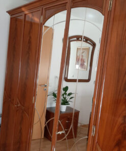 Bedroom Closet, Solid Wood, Mirror