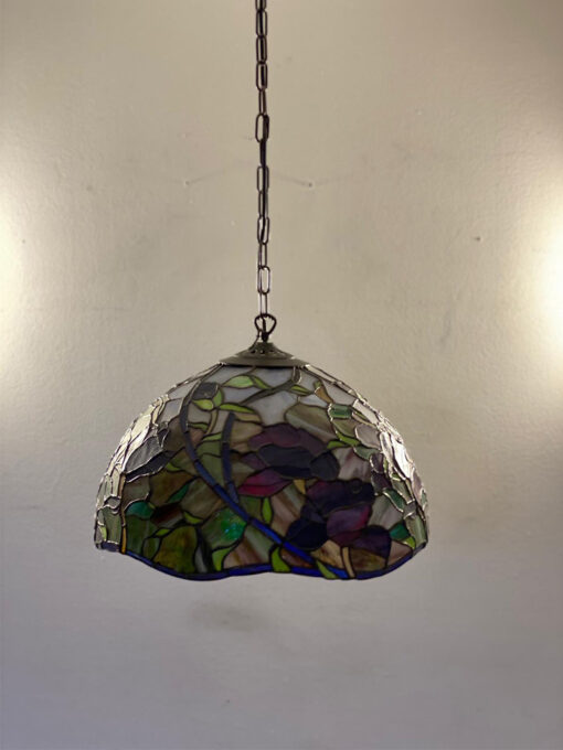 Ceiling Lamp / Hanging Lamp, Colored Glass