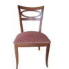 8 Upholstered Dining Room Chairs, Cherry Wood