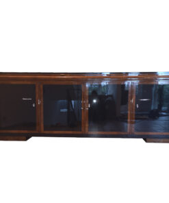 Art Decó Sideboard, Black, Solid Wood