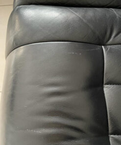 Black Leather Relax Sofa, Himolla, 2 Pcs.