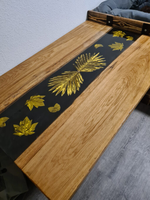 Handmade epoxy resin table, 1200 x 900cm