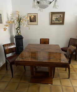 Art Deco, Dining Table, 6 Chairs, France