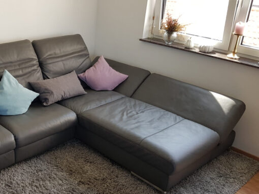 Himolla Leather Corner Sofa, Living Room