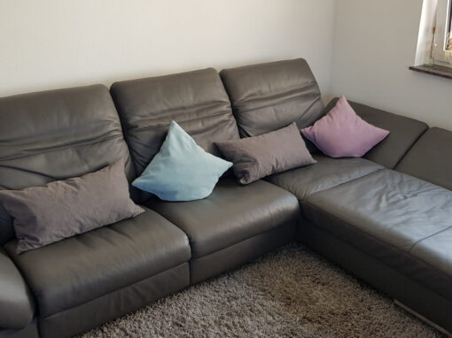 Himolla Leather Corner Sofa, Living Room