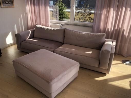 Sofa, Rosewood, Velvet Cover, Stool/Bench, Living Room