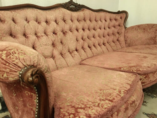 Antique Sofa Set With Armchairs, Living Room