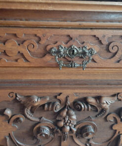 Heavy Antique Sideboard, Solid Wood