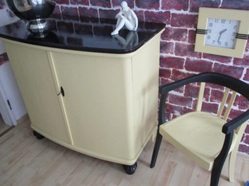 Yellow Commode, Solid Wood, Living Room
