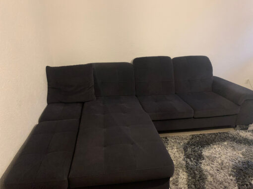 Dark Grey Designer Corner Sofa, Living Room