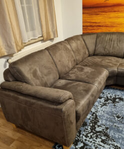Grey Corner Sofa, L-Shape, Storage, Living Room