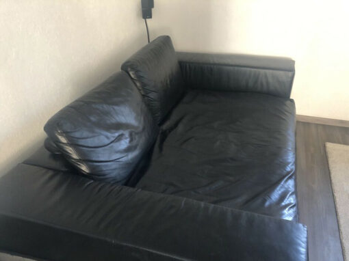 2,5-Seater, Tommy M, Designersofa, Black Leather