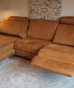 Brown Sofa, Canape, Eletrically Adjustable