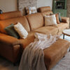 Brown Sofa, Canape, Eletrically Adjustable