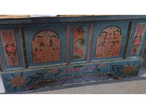 Blue Wood Chest, Paintings, Storage
