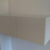 White Hanging Cabinet, 34 x 100 x 38, Handmade