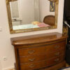 Commode And Mirror, Solid Wood