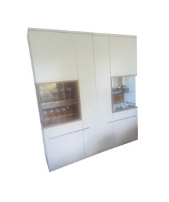 White Designer Display Cabinet, Dining Room