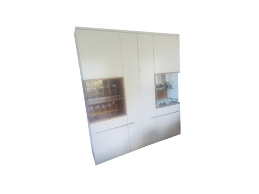 White Designer Display Cabinet, Dining Room