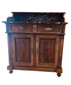 Wood Commode With Marble Top