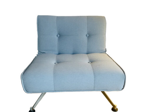 Light Blue Designer Armchair, Good Condition