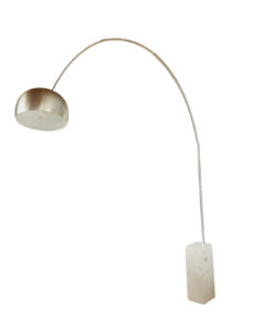 Floor Lamp With A Marble Base