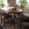 Dining Table With 6 Chairs, Solid Wood