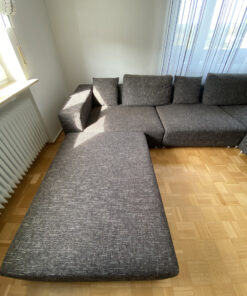 Family Sofa, Dark Grey, U-Shape, Living Room