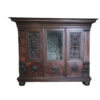 Antique Cabinet, Solid Dark Wood